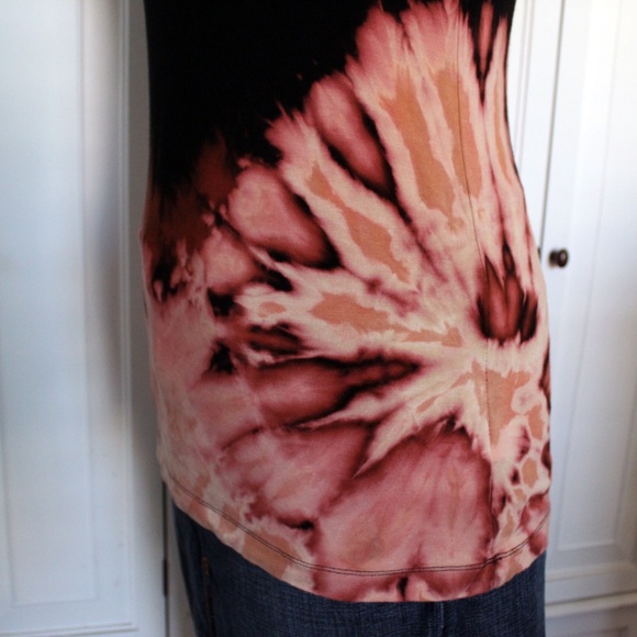 Handmade reverse tie dye Halogen tank top by Hue Revival - Picture 5 of 13